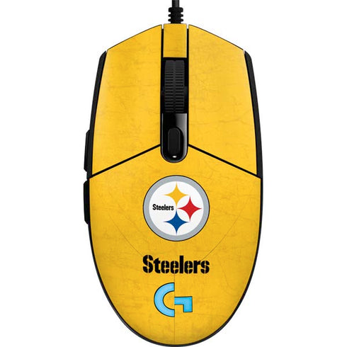 NFL Pittsburgh Steelers - Alternate Distressed G203 Prodigy RGB Wired Gaming Mouse Skin